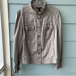INC International Concepts Tan Utility Jacket